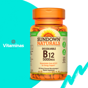 Vitamina B-12 Sublingual 5000 Mcg